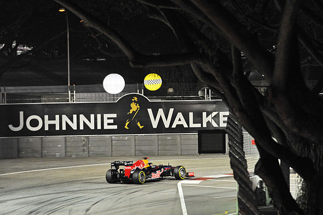 sebastian vettel m  t bbsz r megmutatta, hogy egy gyeng  k t n